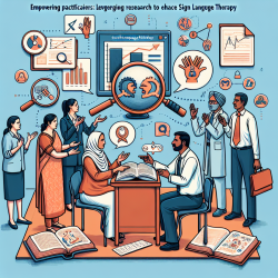 Empowering Practitioners: Leveraging Research to Enhance Sign Language Therapy || TinyEYE Online Therapy