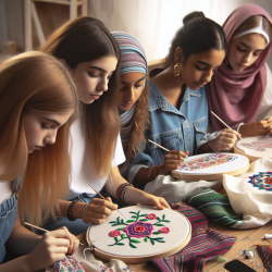 The Therapeutic Power of Embroidery in Art Therapy for Adolescent Girls || TinyEYE Online Therapy