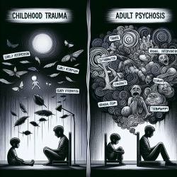 Understanding Childhood Trauma's Impact on Adult Psychosis: A Guide for Practitioners || TinyEYE Online Therapy