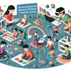 Harnessing Spontaneous Behavioral Variability to Enhance Intentional Actions in Children with ASD || TinyEYE Online Therapy