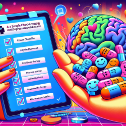 Unbelievable Results: How a Simple Checklist is Revolutionizing Antidepressant Adherence! || TinyEYE Online Therapy