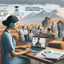 Academic Professional: Enhancing Practitioner Skills Through Rural Healthcare Insights || TinyEYE Online Therapy