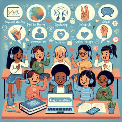 Implementing Research Findings to Enhance the Wellbeing of Deaf and Hard of Hearing Children || TinyEYE Online Therapy