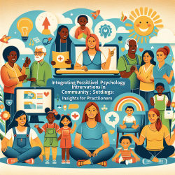 Integrating Positive Psychology Interventions in Community Settings: Insights for Practitioners || TinyEYE Online Therapy