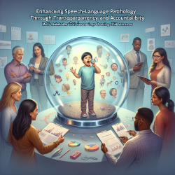 Enhancing Speech-Language Pathology Through Transparency and Accountability || TinyEYE Online Therapy