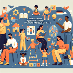 Implementing Effective Parental Psychoeducation for Children with Autism and Intellectual Disability || TinyEYE Online Therapy